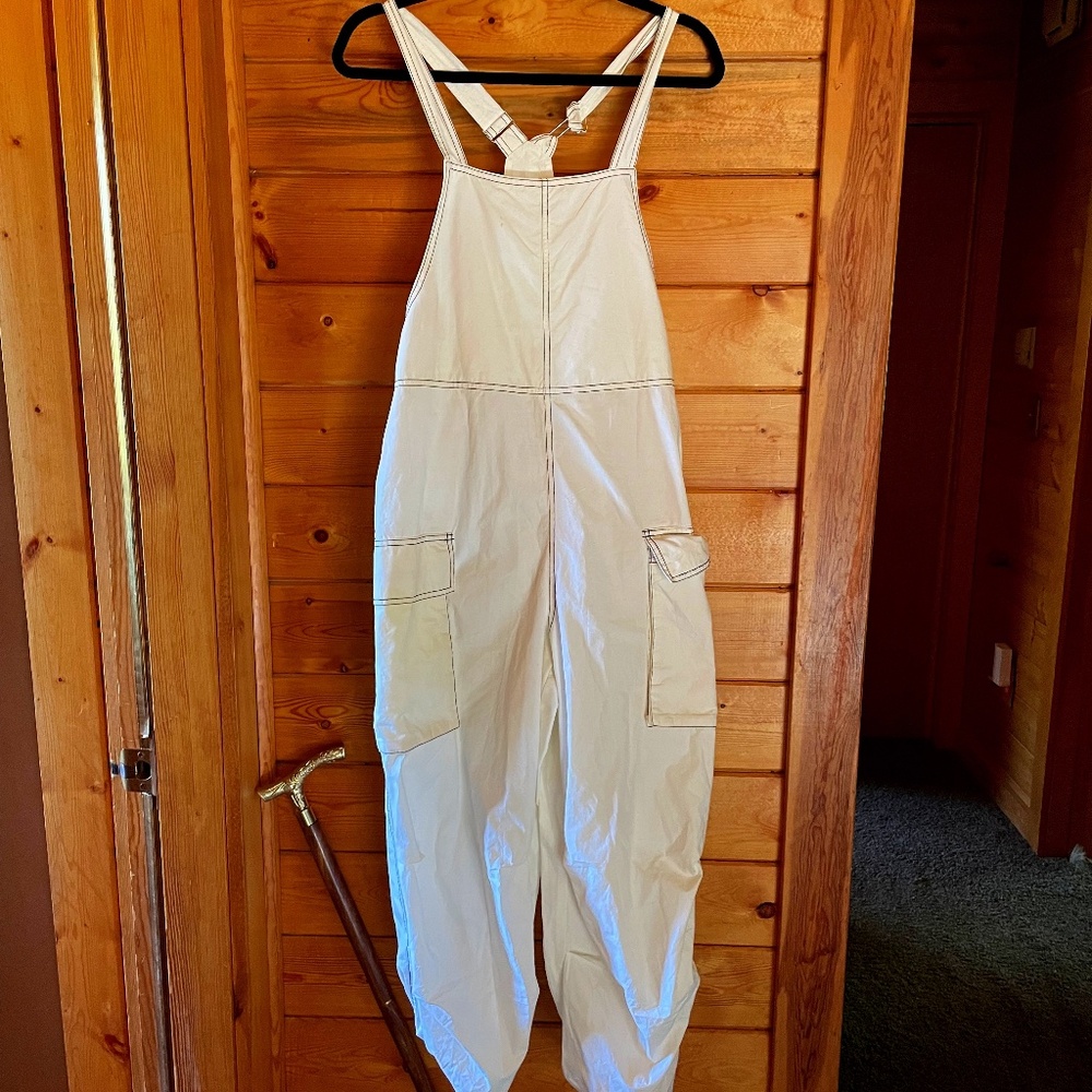 Urban Outfitters White Overalls